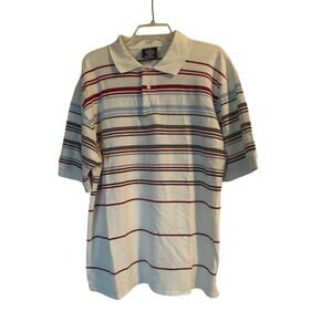 GUC Bluez Mens Short Sleeve Polo Style Shirt Buttons Collar Size Large